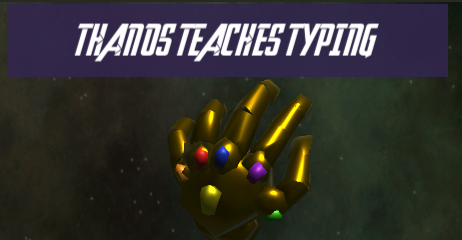 Thanos Teaches Typing banner